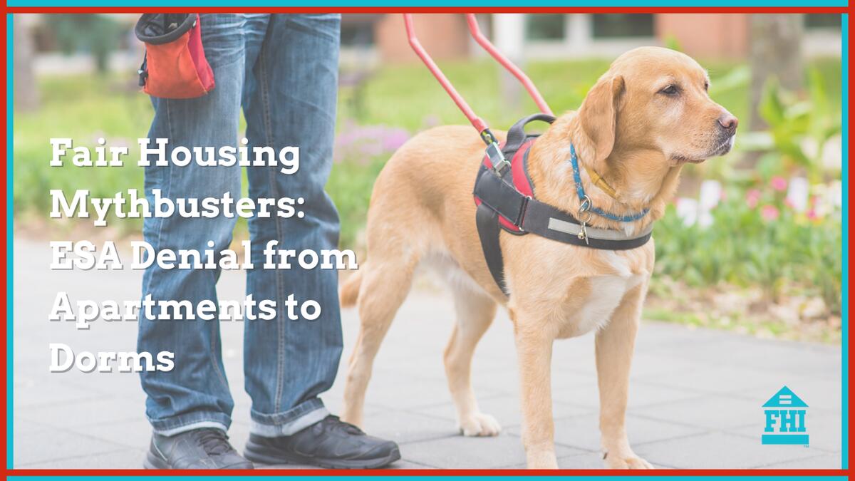 ESA Fair Housing Training